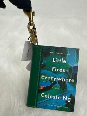 Coach Little Fires Everywhere By Celeste Ng Book Bag Charm CFK51 NWT